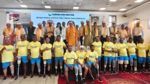 கோவையில் இலவச செயற்கை மூட்டு வழங்கும் முகாம்