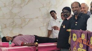 சீர்காழியில் கண்தான விழிப்புணர்வு பேரணி மற்றும் ரத்ததான முகாம்