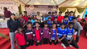 கோவையில் நடைபெற்ற மண்டல அளவிலான தடகள போட்டி