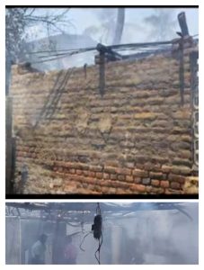 திருவாரூர் மேட்டுப்பாளையத்தில் பயங்கர தீ விபத்து: 5 வீடுகள் எரிந்து சாம்பல்!