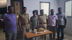 சட்டவிரோதமாக கஞ்சா விற்பனையில் ஈடுபட்ட பீகார் மாநிலத்தைச் சேர்ந்த ஒருவர் கைது- ஒரு கிலோ 100 கிராம் கஞ்சா பறிமுதல்