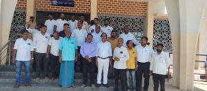 அரியலூர் ரயில் நிலையம் முன்பு வழக்கறிஞர்கள் ஆர்ப்பாட்டம்