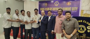 அரியலூர் சிமெண்ட் சிட்டி அரிமா சங்கம் புதிய நிர்வாகிகள் பணி ஏற்பு விழா