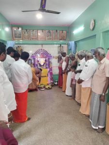சின்னாளபட்டியில், ஸ்ரீ தர்மசாஸ்தா பக்த சேவா அறக்கட்டளையின் பெயர்பலகை திறப்பு விழா