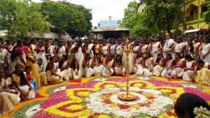 அன்னை வேளாங்கண்ணி கலை மற்றும் அறிவியல் கல்லூரிஓணம் விழா கொண்டாட்டம்