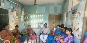 கோட்டுச்சேரி அங்கன்வாடி கண்காணிப்பு குழு கூட்டம்