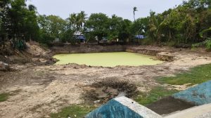 திருமருகல் அருகே பாதியில் நிறுத்தப்பட்ட குளம் – பணிகளை முழுமையாக முடிக்க வேண்டும் கிராம பொதுமக்கள் கோரிக்கை