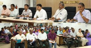 தேனி மாவட்டத்தில் காமராஜர் காலை உணவுத் திட்ட விரிவாக்கம்-முன்னேற்பாடு பணிகள் குறித்து ஆய்வுக் கூட்டம்