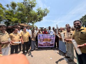 கும்பகோணத்தில்- பிளாஸ்டிக் ஒழிப்பை வலியுறுத்தி விழிப்புணர்வு