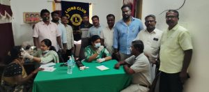 அரியலூர் லயன் சங்கம் சார்பில் இலவச கண் சிகிச்சை முகாம்