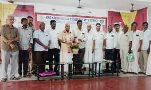 தமிழுக்காக சேவையாற்றுவது பெருமையாக இருக்கிறது: புதுவை தமிழ்ச் சங்க தலைவர் கலைமாமணி முனைவர் வி.முத்து பேச்சு