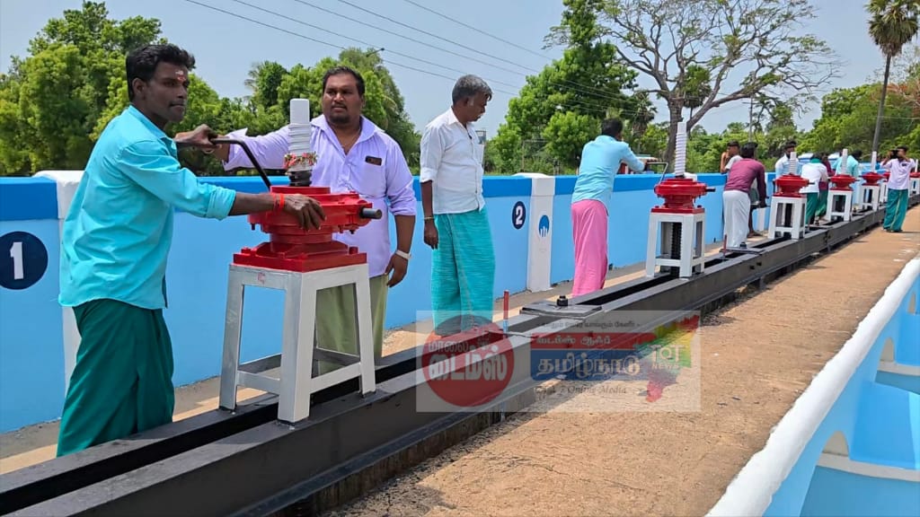 திருவாரூர் மாவட்டத்தில் ஒரு போக சாகுபடிக்காக 1,200 கனஅடி தண்ணீர் திறப்பு