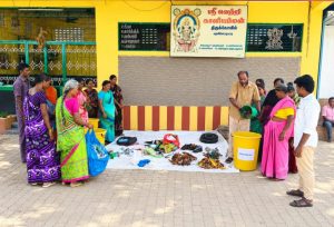 பழனிசெட்டி பட்டி பேரூராட்சியில் குப்பைகளை தரம் பிரித்து வழங்குவது குறித்த விழிப்புணர்வு நிகழ்ச்சி