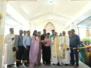 கோவை மத்துவராயபுரம் CSI கிறிஸ்து நாதர் ஆலயத்தில் அறுவடை திருநாள் பண்டிகை கோலாகலம்