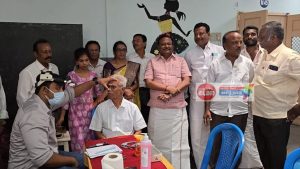 மன்னார்குடியில் இலவச மருத்துவ முகாம்-500-க்கும் மேற்பட்டோர் பங்கேற்பு – எஸ்.காமராஜ் எம்.எல்.ஏ. தொடங்கி வைத்தார்