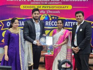 உலக பிசியோ தெரபி தினத்தையொட்டி சத்தியபாமா கல்லூரியில் உலக சாதனை