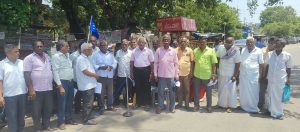அரியலூரில் ஓய்வூதியர்களின் 12 அம்ச கோரிக்கை களை வலியுறுத்தி தர்ணா