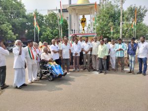 மேட்டூர் நகர காங்கிரஸ் கமிட்டி சார்பாக  மகாத்மா காந்தி பிறந்தநாள் விழா