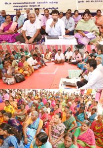 மதுரை செட்டிகுளம் ஊராட்சியில் காந்தி ஜெயந்தி தின கிராம சபை கூட்டம்