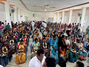 பர்கூரில் சமுதாய வளைகாப்பு விழா