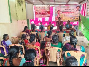 நெமிலி வட்டார வளர்ச்சி அலுவலக வளாகத்தில் சர்வதேச பெண் விவசாயிகள் தினம்