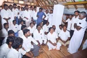 பசும்பொன்னில் தேவரின் 64 வது குருபூஜையையொட்டி அமைச்சர்கள் ஆய்வு