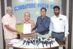 சரவணம்பட்டியில் 9.54 ஏக்கர் நிலத்தை அபகரிக்க முயற்சி: ஓய்வுபெற்ற நீதிபதி கணேசன் குற்றச்சாட்டு!