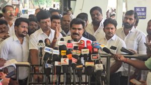 முன்னாள் முதலமைச்சர் மு.க.ஸ்டாலின் வெட்கப்பட வேண்டும்- அமைச்சர் நிர்மல்குமார் பேட்டி