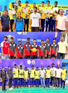 முதல்வர் கோப்பைக்கான ஆண்கள் எறிபந்து போட்டியில் மதுரை மாணவர்கள் சாதனை